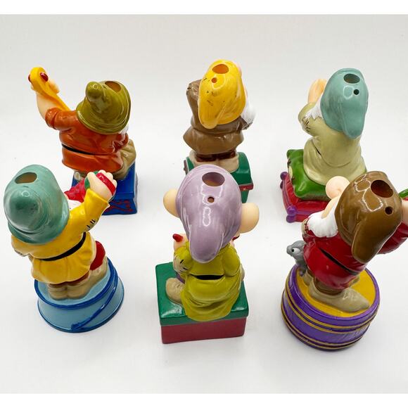 Set of (6) of the Seven Dwarfs Christmas Xmas Tree String Light Covers Only - Picture 6 of 6